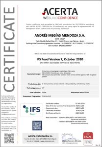 IFS Certificate - ANDRES MEGIAS MENDOZA 23